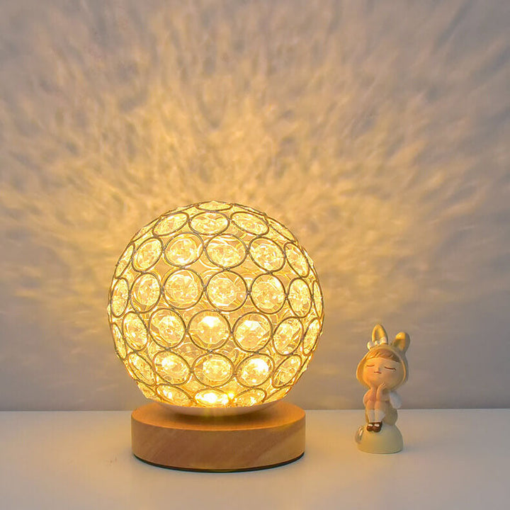 Skanto | Moderne Minimalistisk Rund USB Oppladbar LED Nattlampe Bordlampe