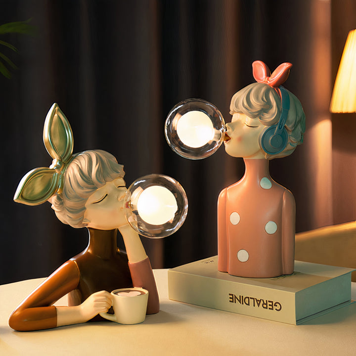 Skanto | Elegant retro bordlampe for stuen - Håndlaget dekorativ belysning