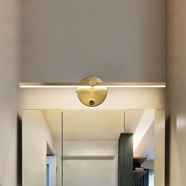 Skanto | Nordisk Minimalist Aluminium Lang Stangbryter LED Speil Vegglampe