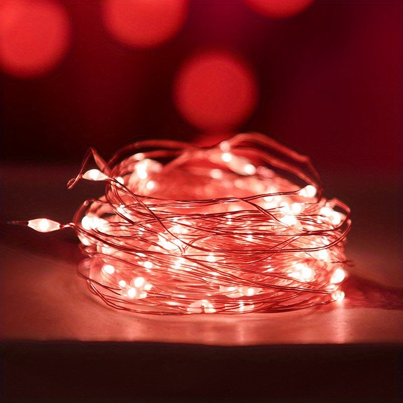 Skanto | Fairy Lights Batteridrevet Kobbertråd Lyskjede