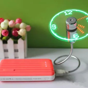 Skanto | USB LED Vifteklokke