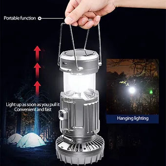 Lanterns Camping Solar Fan LED Light | Skanto