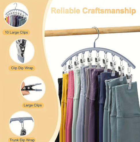 Leggings Organizer Henger med Gummiklips | Skanto