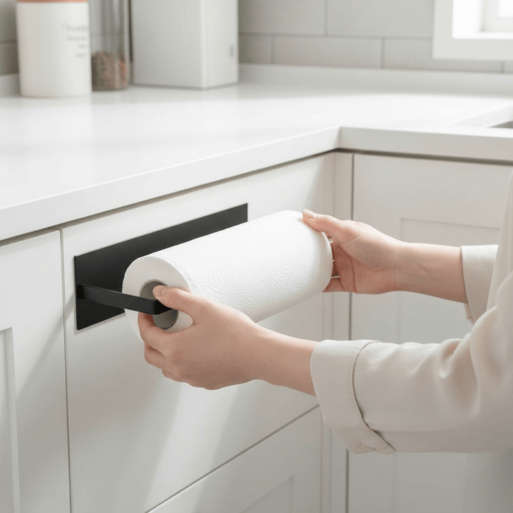 Skanto | Robust papirhåndkleholder med jernkonstruksjon, enkel å installere