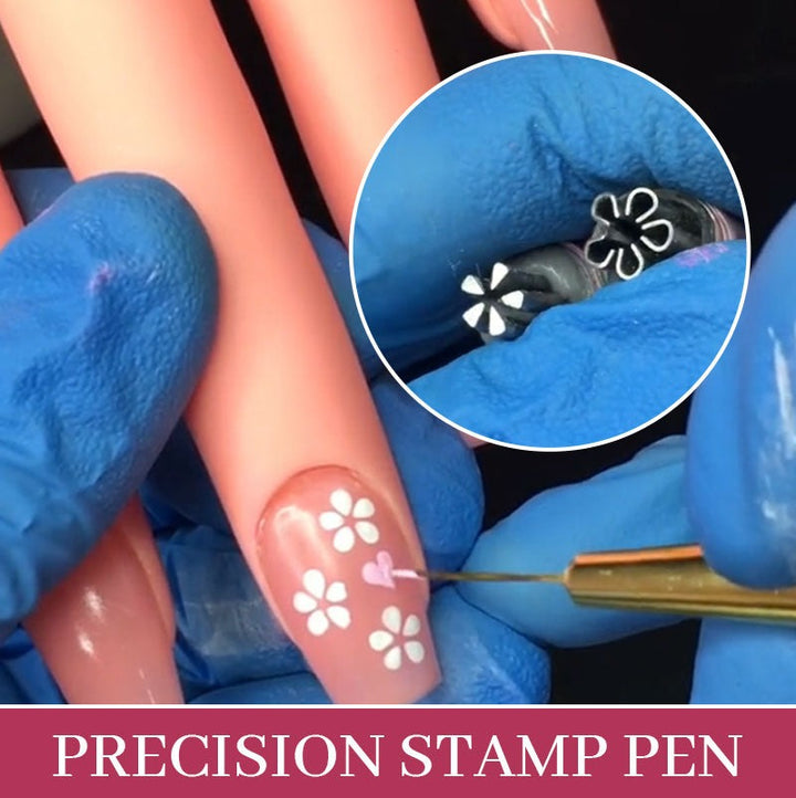 Nail Art Stamping Pen med presisjonstupp | Skanto