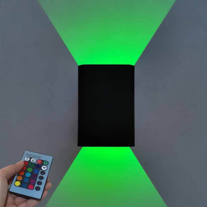 Skanto | Moderne firkantet aluminium LED RGB vegglampe