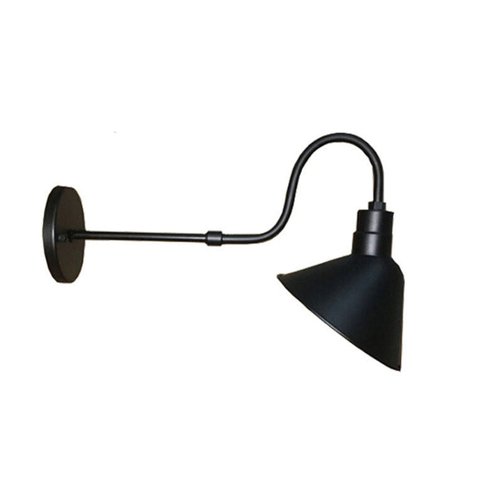 Tradisjonell Vintage Horn Jern 1-Lykt Utendørs Vegglampe For Entré | Skanto