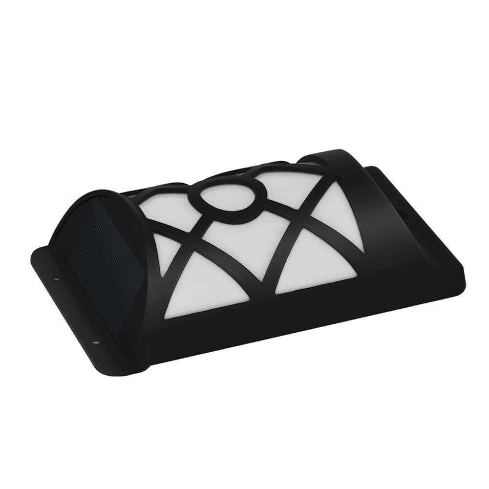Skanto | Solar Flame Halv Søyle LED Utendørs Sensor Vegglampe