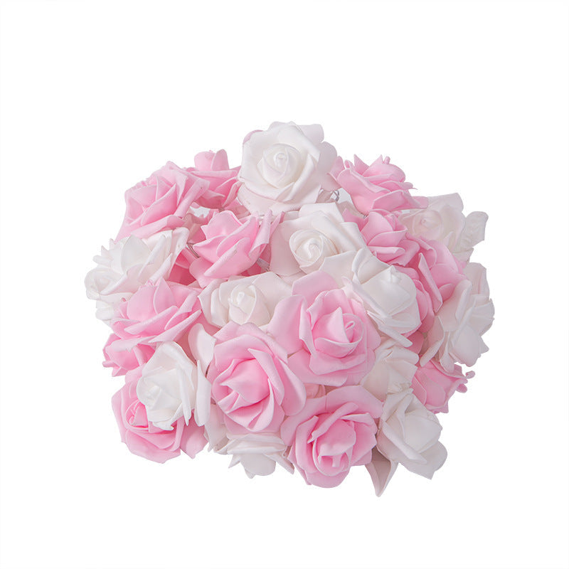 Skanto | Moderne Kreativ Rose Ferie Dekorasjon PV Bubble Mu LED Lyskjeder