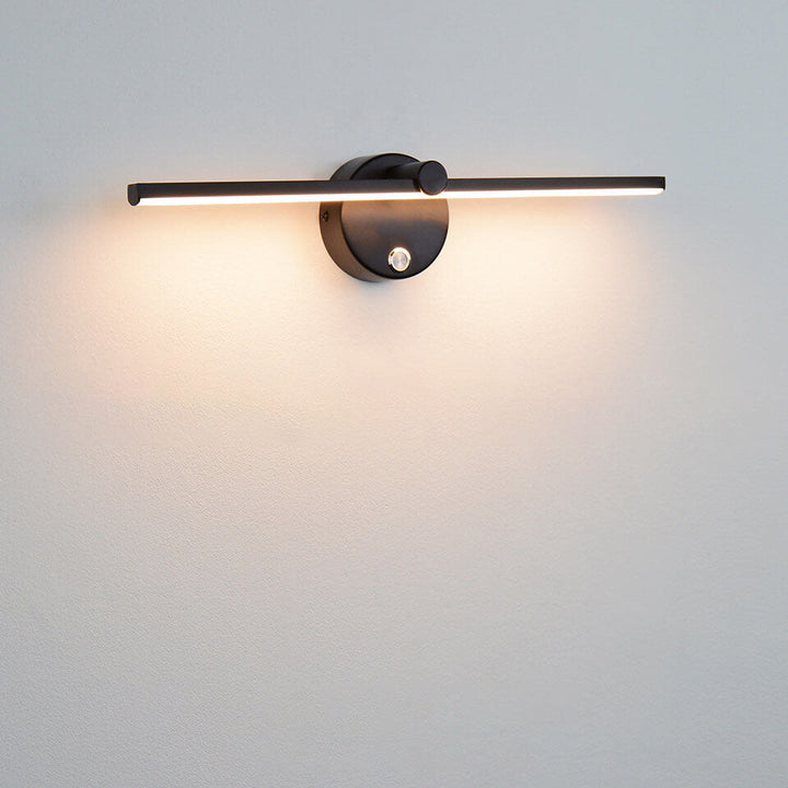Skanto | Nordisk Minimalist Aluminium Lang Stangbryter LED Speil Vegglampe