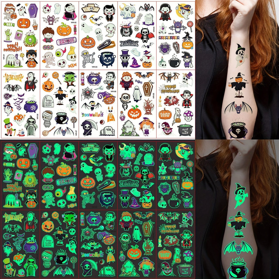 Skanto | Midlertidig Glow in the Dark Barne Tatoveringer