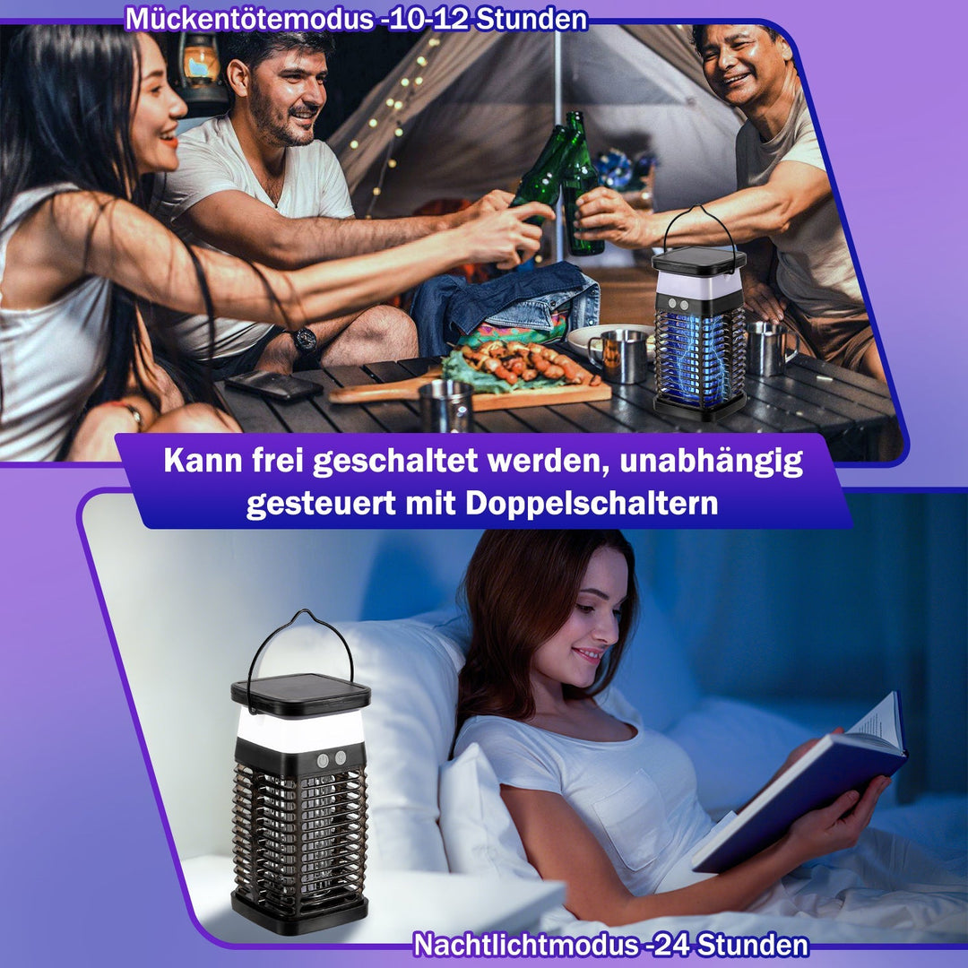 Solar Myggavstøtende Lampe UV Lys Mygg Lampe RGB | Skanto