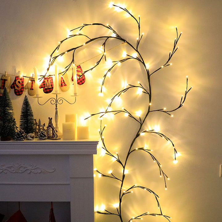 Skanto | Moderne Gren Rattan Lyskilder LED Dekorative Lyskilder