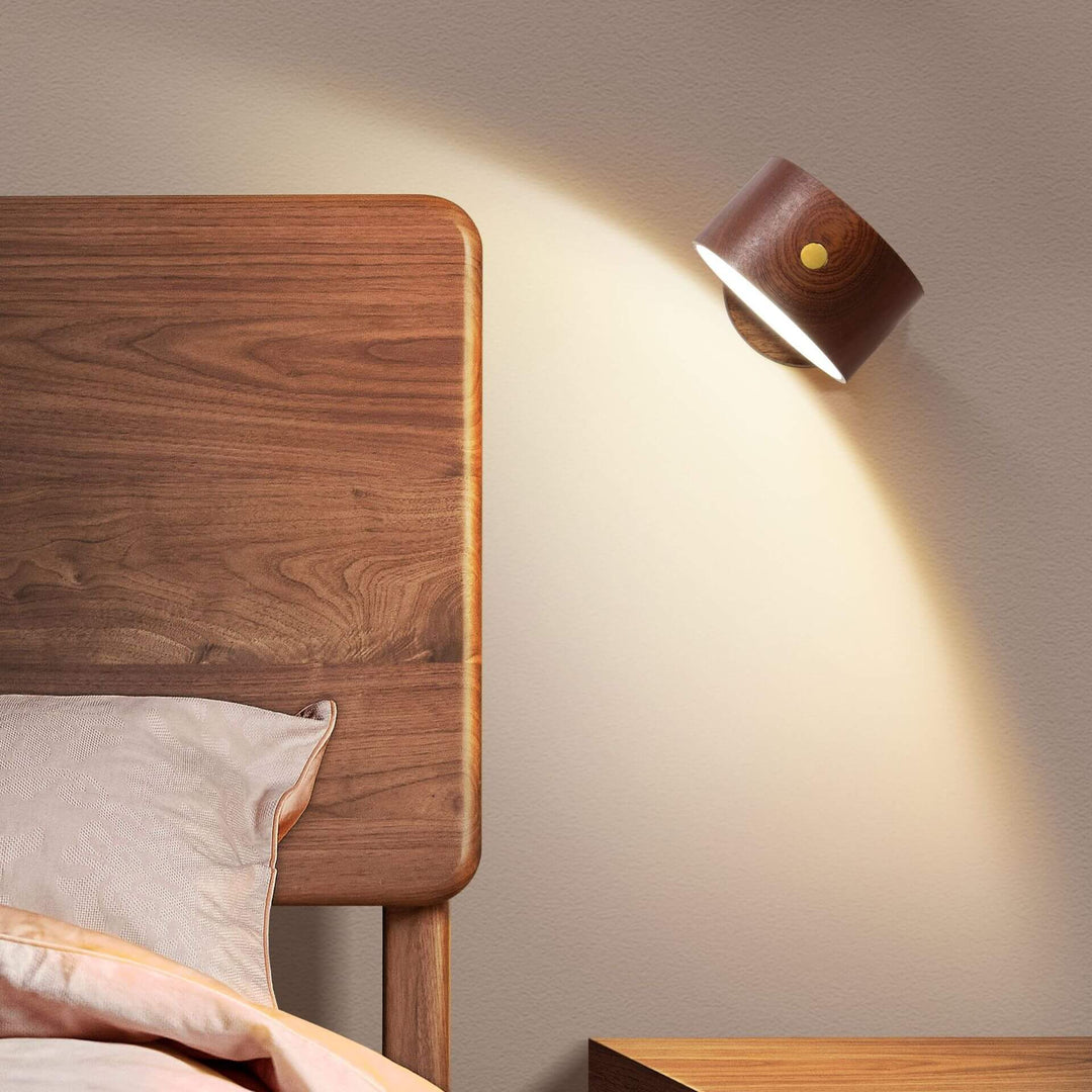 Skanto | Enkel tre USB-oppladbar berøringsmagnet LED nattlys vegglampe