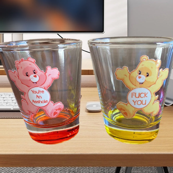 Skanto | Swear Bears Likørglass, 6 Stykker