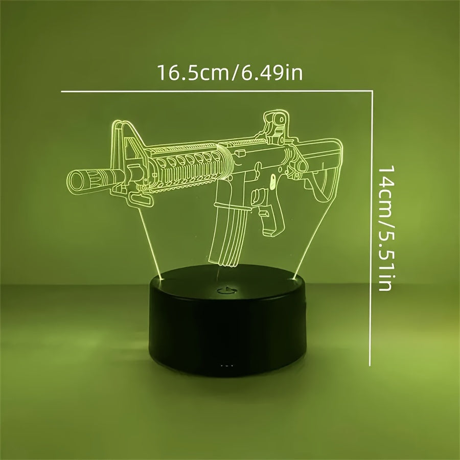 GeoLume - 3D LED skrivebordslampe med berøringsSkanto