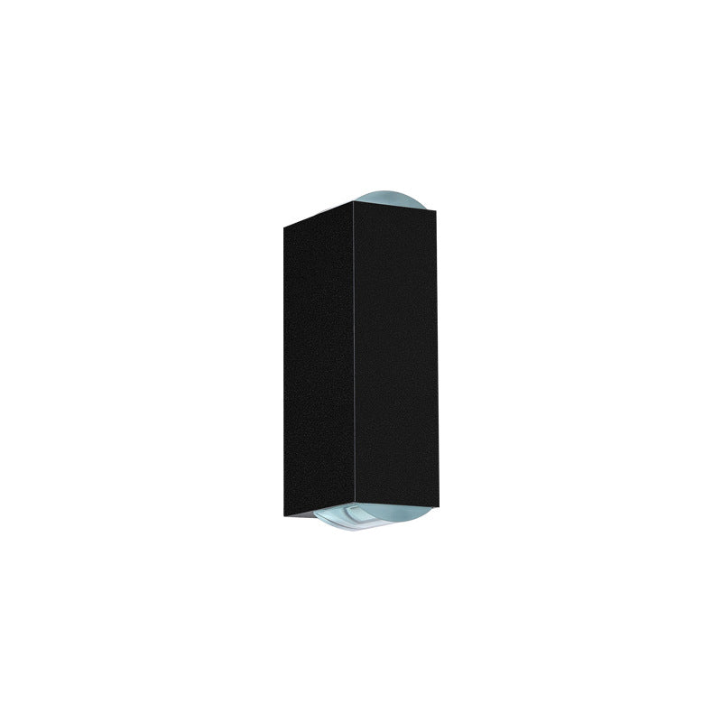 Moderne Aluminium Linse Utendørs Patio Dobbelthode LED Vegglampe | Skanto