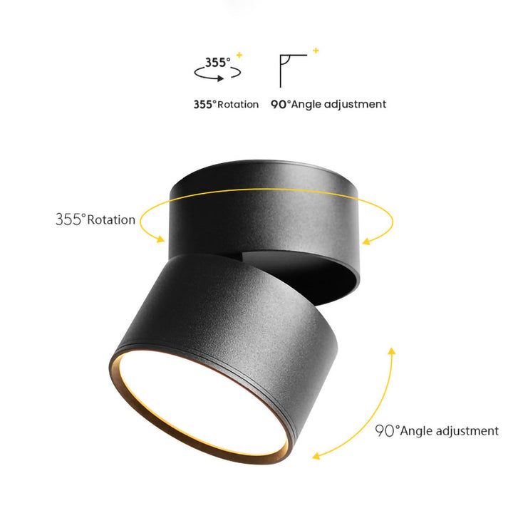Skanto | LED taklampe med justerbart spotlight-hode