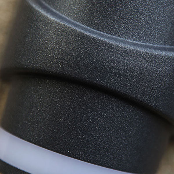 Moderne Sylinderformet Die-Cast Aluminium LED Vanntett Utendørs Hage Vegglampe | Skanto