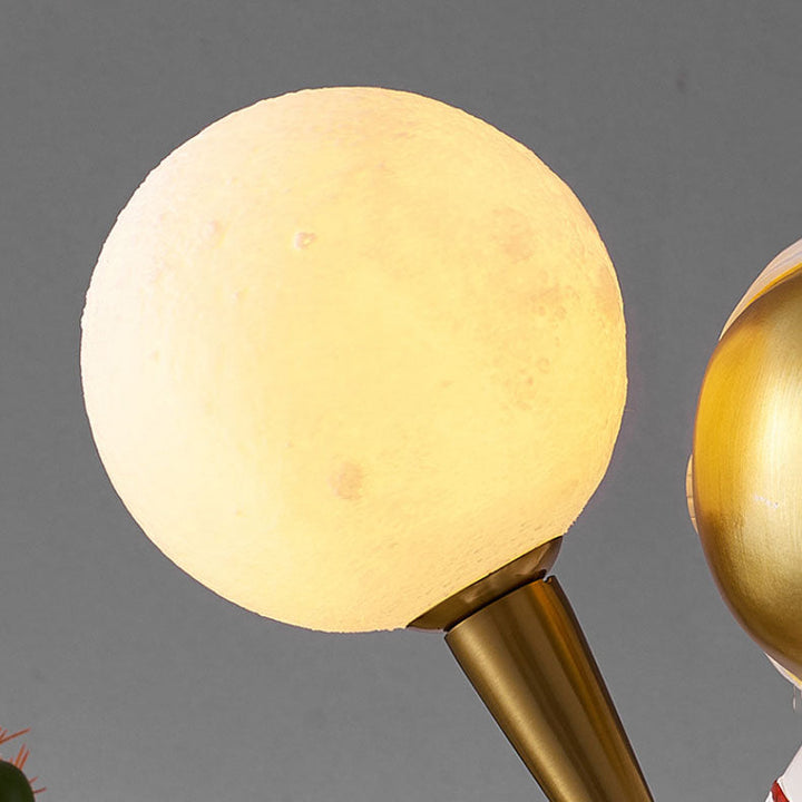 Skanto | Moderne Kreativ Tegneserie Astronaut Harpiks ABS 1-Lyskilde Vegglampe for Soverom