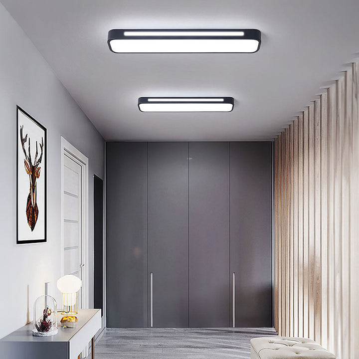 Nordiske minimalistiske lange LED-Deckenleuchte