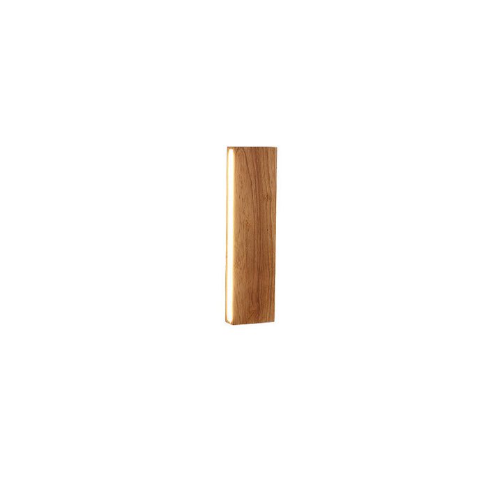Skanto | OakBeam | Minimalist solid tre LED vegglampe