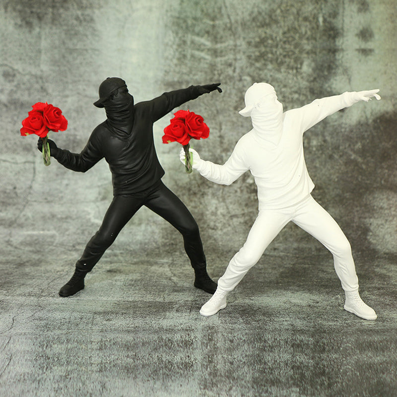 Skanto | Banksy Flower Rioter Ornament