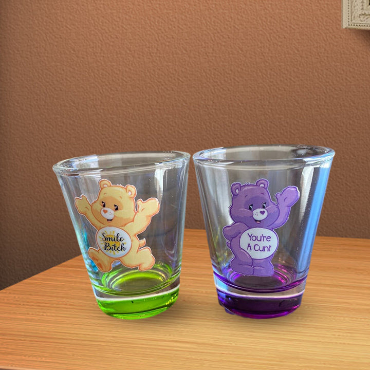 Skanto | Swear Bears Likørglass, 6 Stykker