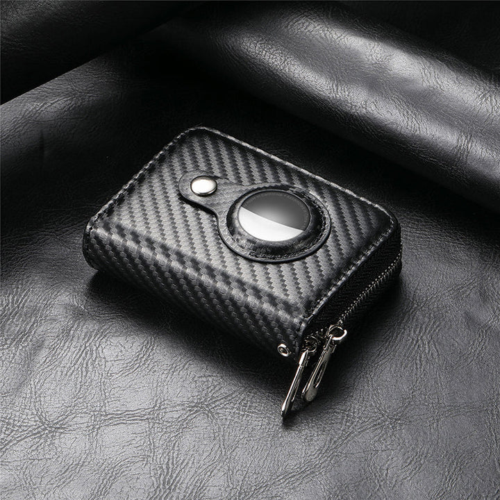 Skanto | Intelligent AirTag-Zip RFID Lær Lommebok