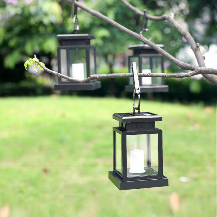 Skanto | Solar Retro Stearinlys Lantern LED Utendørs Hengende Lys