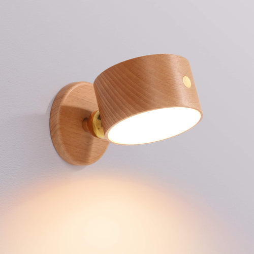 Skanto | Enkel tre USB-oppladbar berøringsmagnet LED nattlys vegglampe