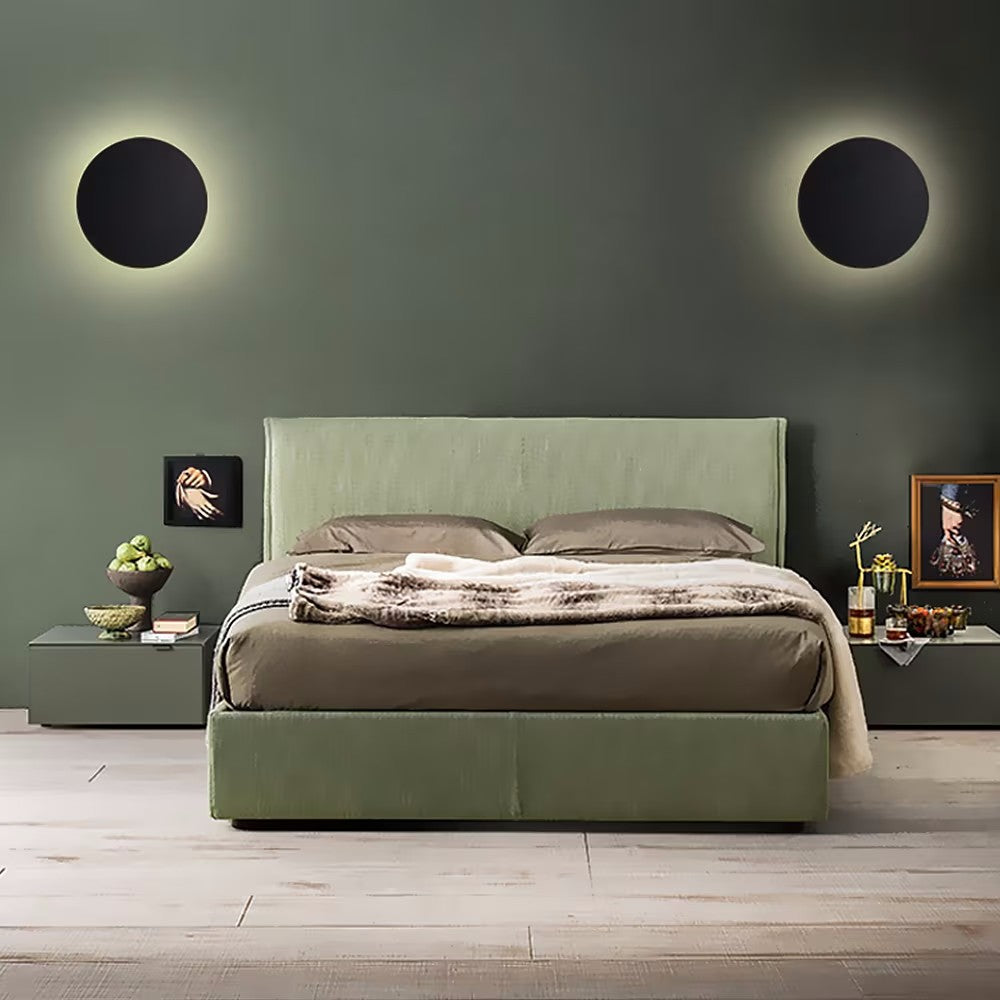 Skanto | GlowOrb Minimalistisk Rund LED Vegglampe | Fargevariasjon | Dimmbar Lys