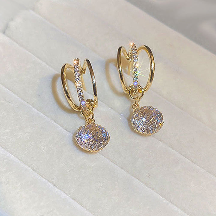 Skanto | Fashion Diamond Crown Øredobber