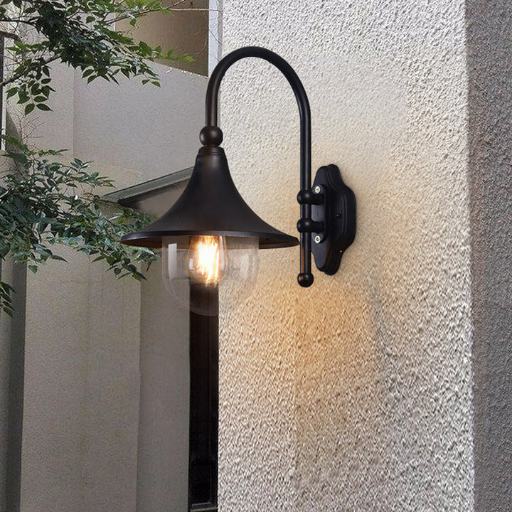 Retro Minimalist Trompet Vanntett 1-Lys Vegglampe | Skanto