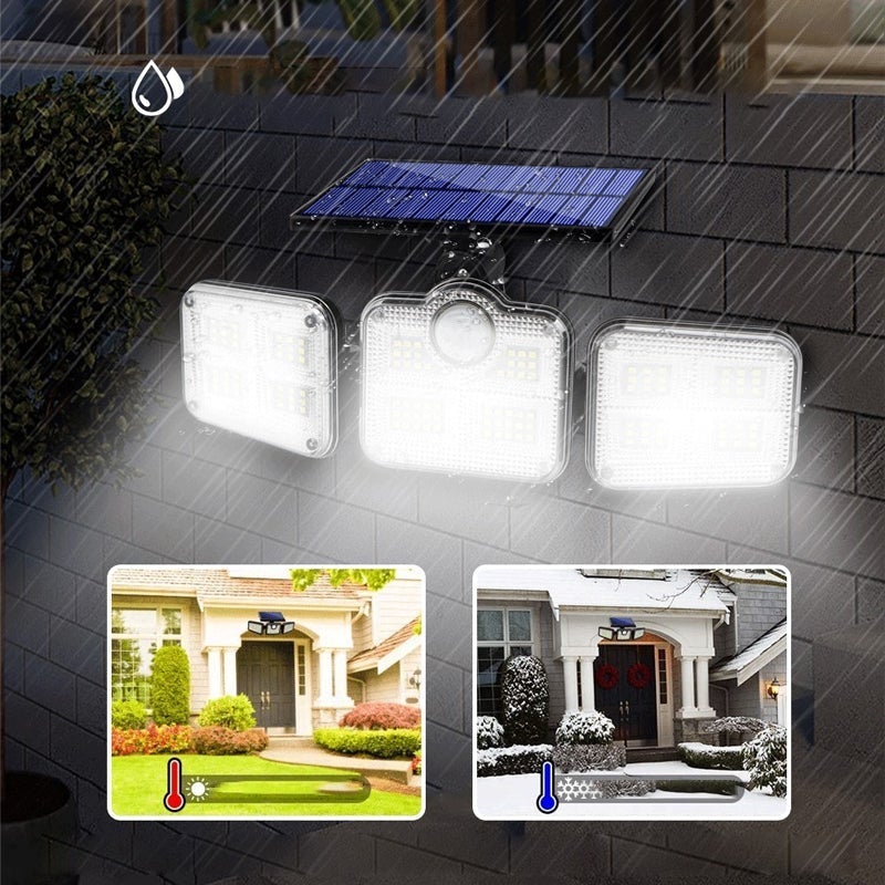 Skanto | Triple LED Solcelle Vegglampe