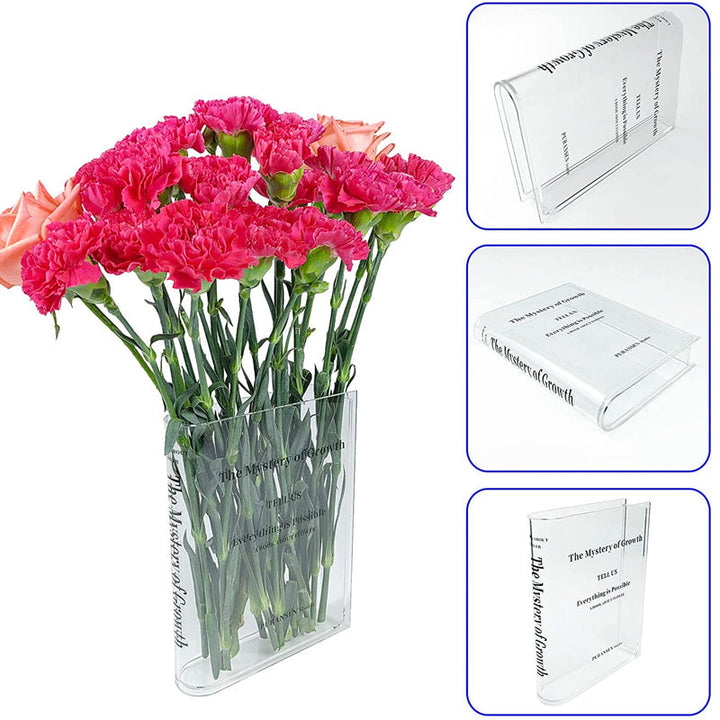 Bokformet akryl vase | Skanto