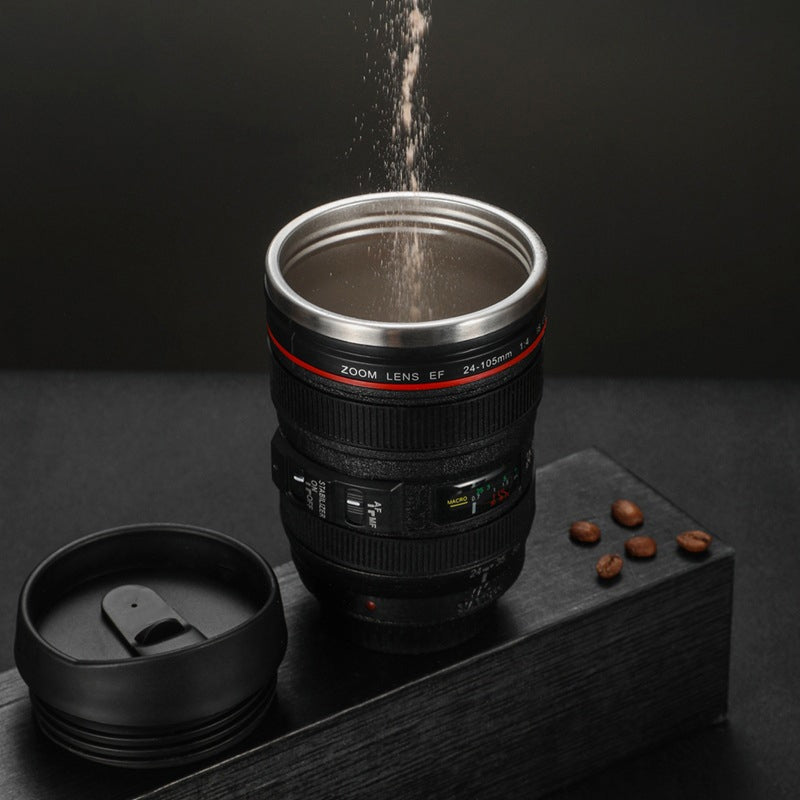 Skanto | Kameraobjektiv Inspirert Isolert Kopp Kaffe Mugge