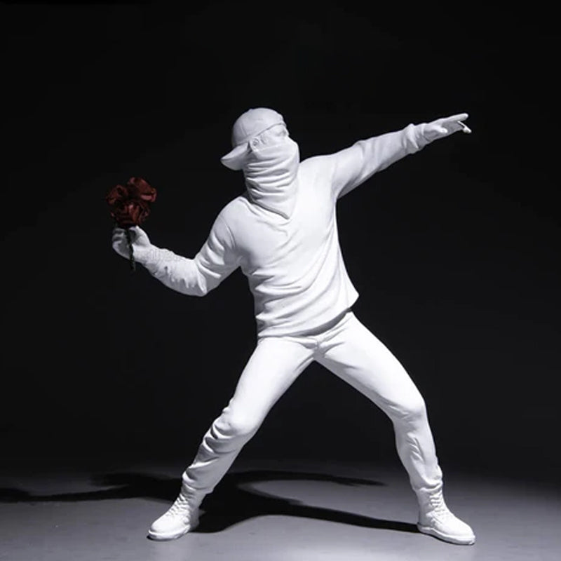 Skanto | Banksy Blomst Opprører Ornament