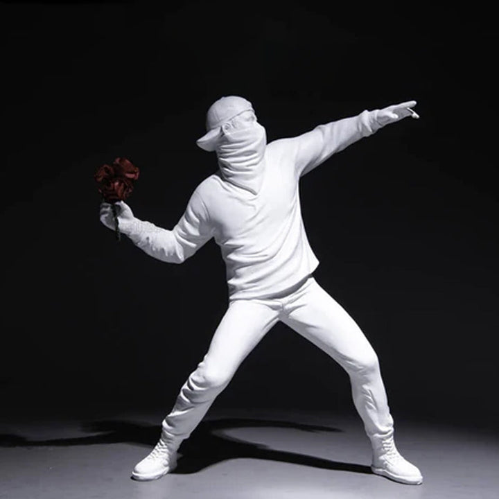 Skanto | Banksy Blomst Opprører Ornament