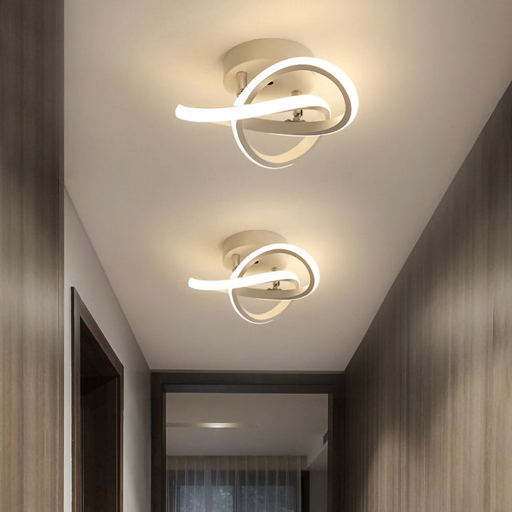 Skanto | Taklampe med LED svart metallramme