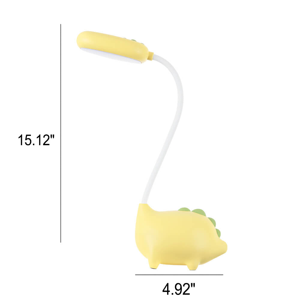 Skanto | Oppladbar LED Skrivebordslampe med Tegneserie Dinosaur Øyepleie
