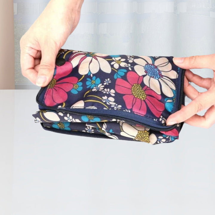 Samlebar trykt nylon ryggsekk med snor | Skanto
