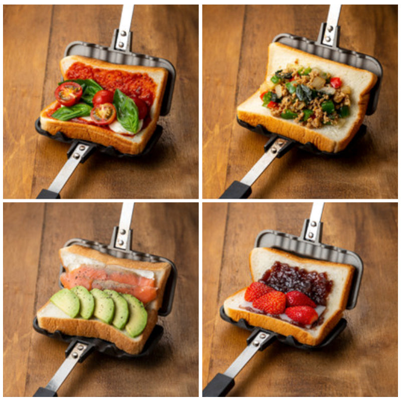 Dobbelt-sided sandwich bakepanne | Skanto