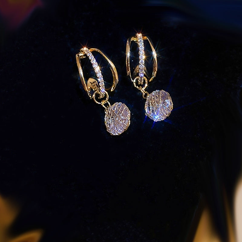 Skanto | Fashion Diamond Crown Øredobber