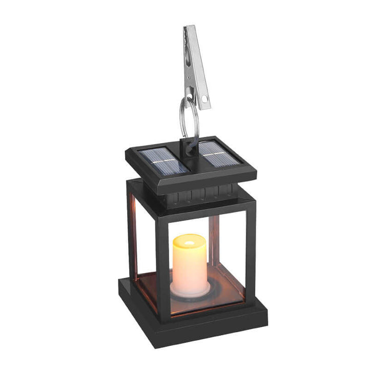 Skanto | Solar Retro Stearinlys Lantern LED Utendørs Hengende Lys