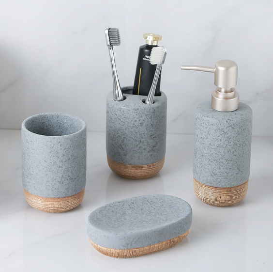 Hora – Elegantes Badezimmer-Tilbehør-Set