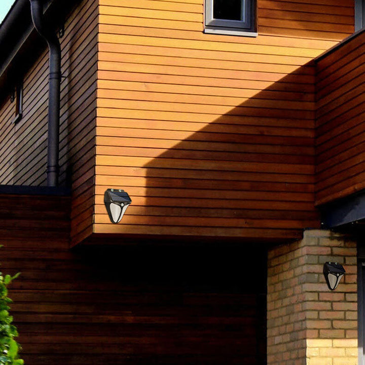 Skanto | Solenergi Intelligent Trekant Utendørs Vanntett Kroppssensor Patio LED Vegglampe