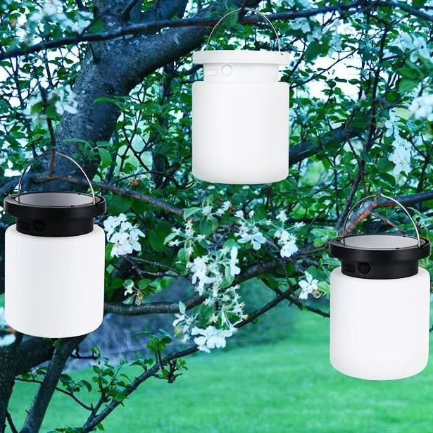 Skanto | Kreativ solenergi silikonlampe utendørs vanntett USB hengelys