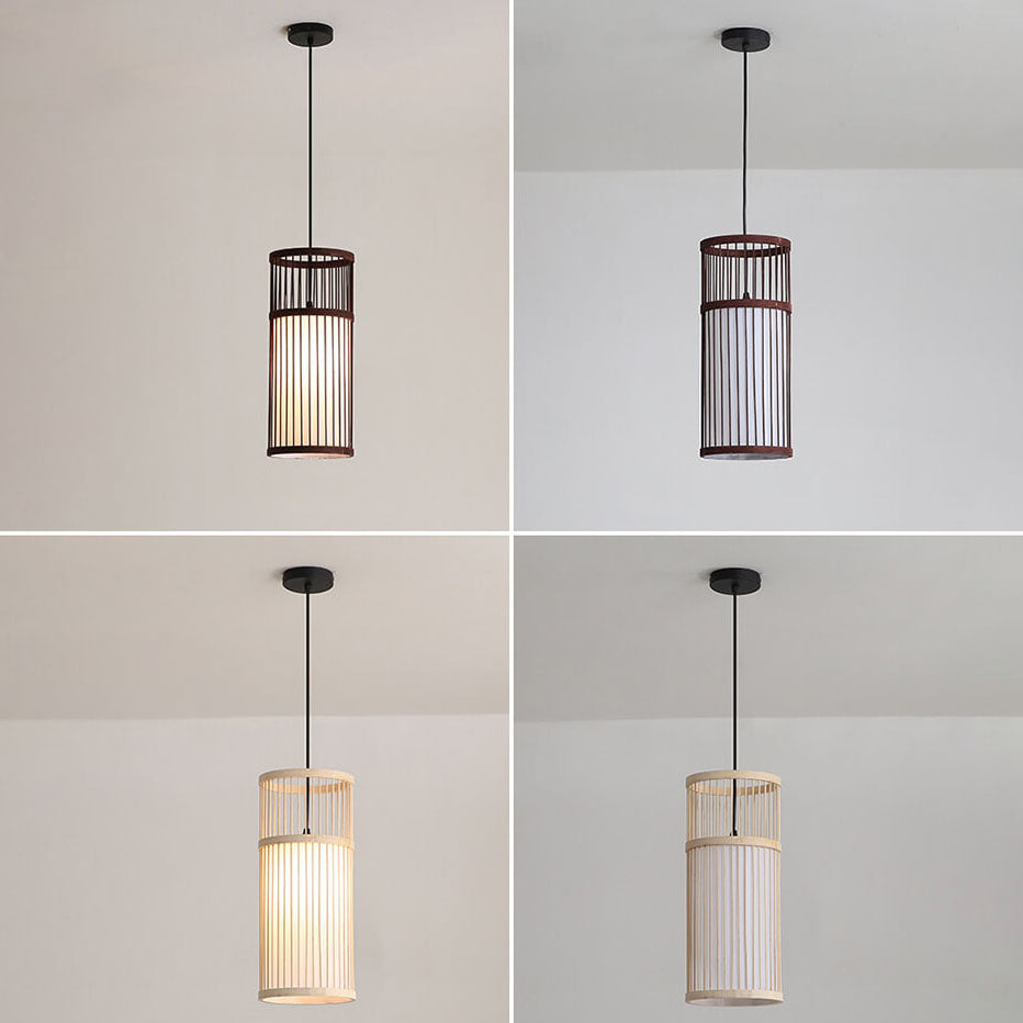 Skanto | Bambora Zen Pendellampe | Håndvevd Bambuslanterne | Japansk Design | Naturlig Eleganse