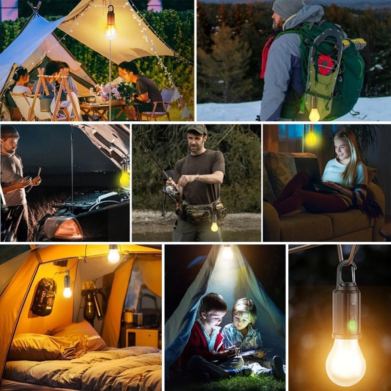 Skanto | Sol + USB LED Campinglykt
